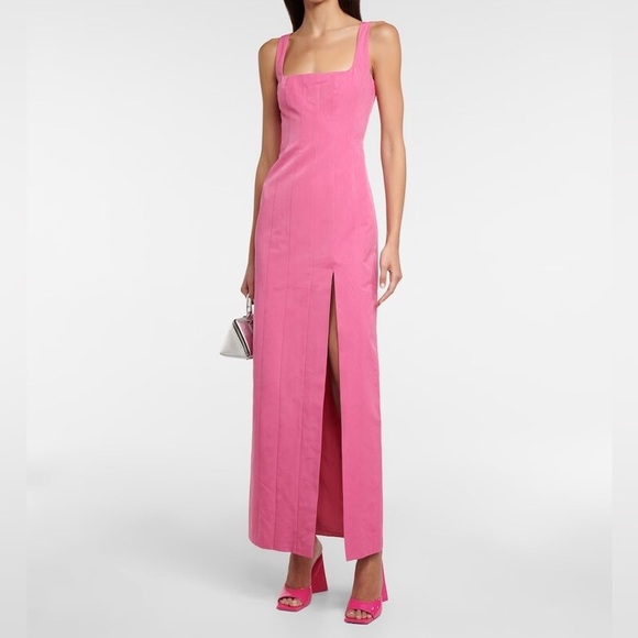 Staud Portrait Moire Maxi Dress - Picture 5 of 5